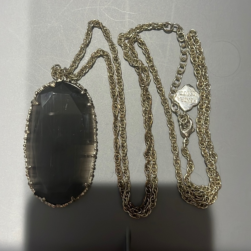 Kendra scott donna necklace slate